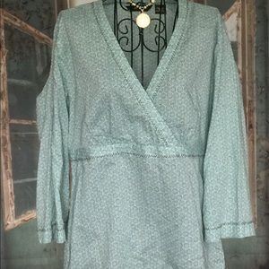 EUC Eddie Bauer cotton print tunic